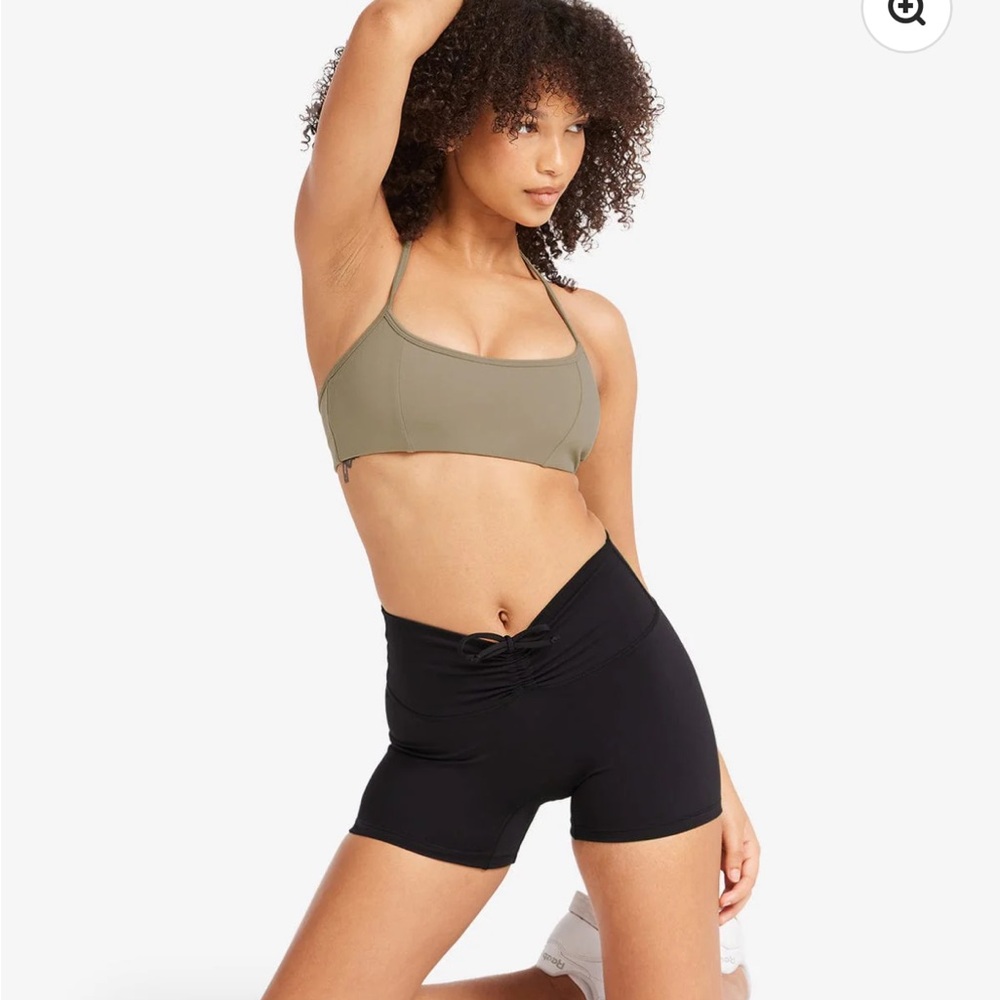 CSB Black Cinched Shorts